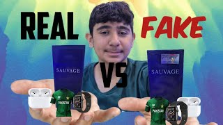 Original vs fake comparison viralvideo savage airpods [upl. by Annaul]