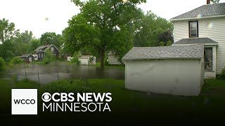 Minnesota flooding headlines Noon on Friday June 21 [upl. by Anauqat]