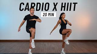 20 MIN INTENSE HIIT WORKOUT  ALL STANDING  Full Body No Equipment No Repeats [upl. by Nnewg]