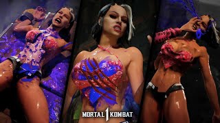 Mortal Kombat 1 Fatalities On Sareena Summer Skin [upl. by Nylirahs]