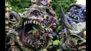 Nurgle Daemon Army Blue Table Painting [upl. by Laubin]