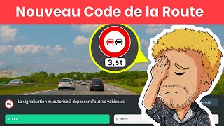 NOUVELLES QUESTIONS  Test Code de la Route 2024  Série 44 [upl. by Liz40]