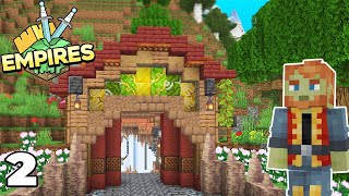 Empires 2  I Built my Starter CAVE BASE ENTRANCE in Minecraft 119 Survival Lets Play 2 [upl. by Besse]