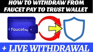 How To Withdraw Money From Faucet Pay To Trust Wallet proof Very Easy [upl. by Enyad579]