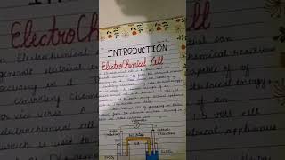 Chemistry project  Electrochemistry [upl. by Einegue]