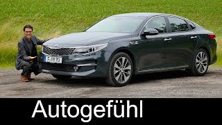 Kia Optima FULL REVIEW test driven allnew sedanLimousine neu 20162017 [upl. by Guillema]