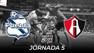 Resumen y Goles  Puebla vs Atlas  Liga BBVA MX  Grita México C22  Jornada 5 [upl. by Myron175]