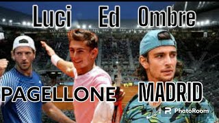 PAGELLONE Masters 1000 Madrid tennis spain italy [upl. by Akinas873]