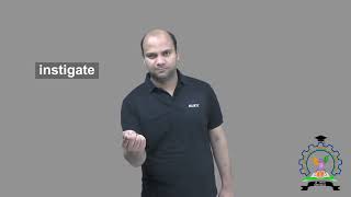 quotInstigatequot  Indian Sign Language  How to sign [upl. by Nyad]