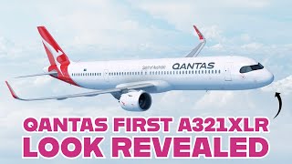 Qantas Airbus A321XLR First Look Revealed [upl. by Paviour448]