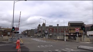 Lydiard Street Level Crossing Boom Gate Installation Timeline Ballarat Central Victoria [upl. by Veronique]