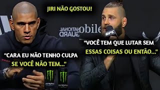 FICOU PUT0🚨Prochazca SE IRRIT4 com RESPOSTA de Alex Poatan EM COLETIVA DO UFC 303 e CLIMA ESQUENT4 [upl. by Ramirol]