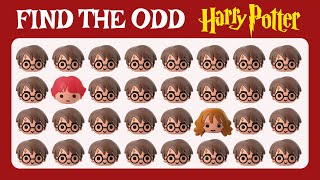 Find the ODD One Out  Harry Potter Edition ⚡️⚡️⚡️ Ultimate Emoji Challenge [upl. by Ahsaercal]