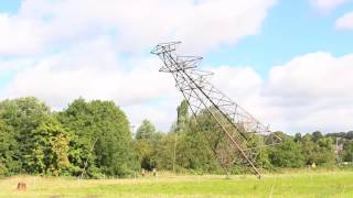 Trowse Pylons  History and destruction [upl. by Aninnaig]