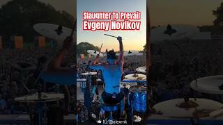 EvgenyNovikovEvgenBlastGen drumming BRATVA graspopfestival SlaughterToPrevail GraspopFestival [upl. by Notneuq897]