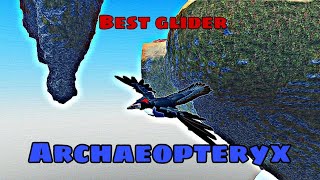 Biggest glide ever  Archaeopteryx Feather family roblox [upl. by Adnovay]