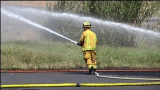 Fireman Firefighter Fire Man Men Department Truck In Action Training Exercise Engine Review [upl. by Jackelyn682]