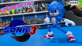 Jakks Pacific Sonic The Hedgehog 3 Sonic Review [upl. by Humphrey]