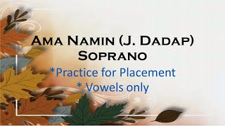 Ama Namin JDadap  Soprano [upl. by Sansen]