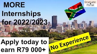 50 More Graduates Required Internships for 20222023 Financial year Jobs in South Africa [upl. by Odnolor571]