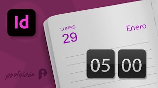 Crear agenda en InDesign en 5 minutos [upl. by Nodab256]