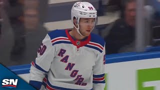 Rangers Will Cuylle Catches Canucks Napping For Easy Breakaway Goal [upl. by Pownall359]