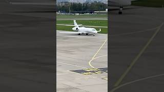 Cat Aviation  Dassault Falcon 6X  Reg HBJTO [upl. by Eisej]