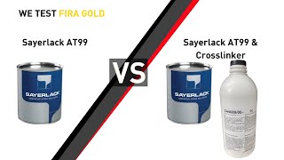 Sayerlack Water Based Joinery Paint AT99 VS AT99 With Crosslinker Added [upl. by Anoj]