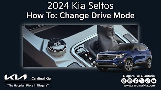 Refreshed 2024 Kia Seltos  How To Change Your Drive Mode [upl. by Ainadi]