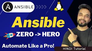 ANSIBLE Course For Beginners in One Video 2024 🔥 HINDI  MPrashant [upl. by Neffirg]