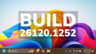 New Windows 11 Build 261201252 – New Taskbar Changes File Explorer Drag and Drop  Fixes Dev [upl. by Dafna]