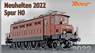 Die Roco Spur H0 Modellbahn Neuheiten 2022 [upl. by Hoopen]