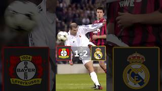 Zidane’s Iconic Volley Goal  Bayer Leverkusen vs Real Madrid 12  Champions League Final 2002 [upl. by Vitkun]