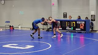 South River Middle School John vs Carteret 128lbs W John 120 [upl. by Angelika371]