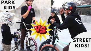 Game of BIKE Park Kids VS Street Kids [upl. by Nomi]