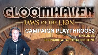 Gloomhaven  Jaws Of The Lion  Ep 3  Scenario 4  A Ritual in Stone [upl. by Zsamot816]