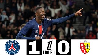 Paris SaintGermain 10 Lens All Goals and Highlights Ligue 1 Liga Perancis sportnews [upl. by Meehyr]