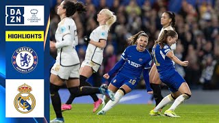 HIGHLIGHTS  Chelsea vs Real Madrid UEFA Womens Champions League 202324 Matchday 5 [upl. by Goldarina]