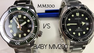 SEIKO MM300 VS BABY MM200 ใครดีกว่ากัน [upl. by Attelrak]