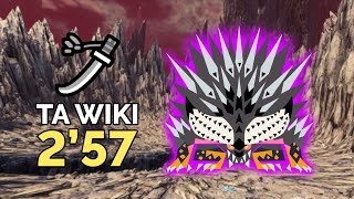 MHWI  Tempered Ruiner Nergigante TA Wiki Rules Long Sword Solo 257quot65 [upl. by Ja]