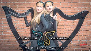 The Incredibly Talented HARP TWINS CAMILLE AND KENNERLY KITT  Artist Interview [upl. by Sabrina]