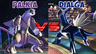 Pokemon battle revolution  Palkia vs Dialga [upl. by Neisa]