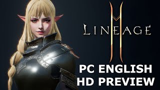 Lineage 2M English PC Gameplay Preview Max Graphics 1440p HD [upl. by Aggy251]