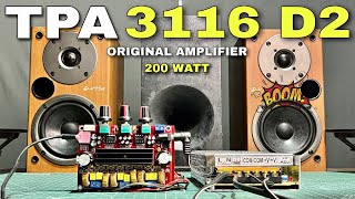 Powerful🔥 200 watt rms class d amplifier board  TPA 3116 D2 original amplifier testing amp review ✅ [upl. by Benil753]