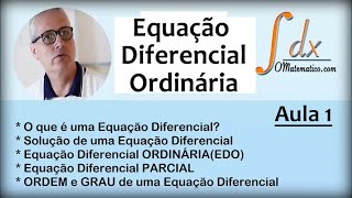 GRINGS  Equações Diferenciais Ordinárias  Aula 1 [upl. by Daggett]