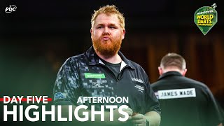 UPSETS APLENTY Day Five Afternoon Highlights  202324 Paddy Power World Darts Championship [upl. by Einaeg76]