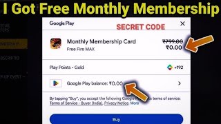 I GOT MONTHLY MEMBERSHIP FREE  SECRET SETTING  GLITCH IN FREE FIRE MAX freefire viralvideo [upl. by Johnstone827]