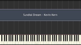 Sundial Dream  Kevin Kern Piano Tutorial [upl. by Pfeifer]