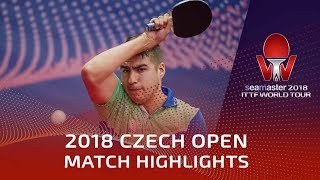 Tomokazu Harimoto vs Darko Jorgic  2018 Czech Open Highlights R32 [upl. by Teodor]