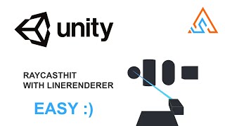 Unity 43  RaycastHit with LineRenderer [upl. by Montford]